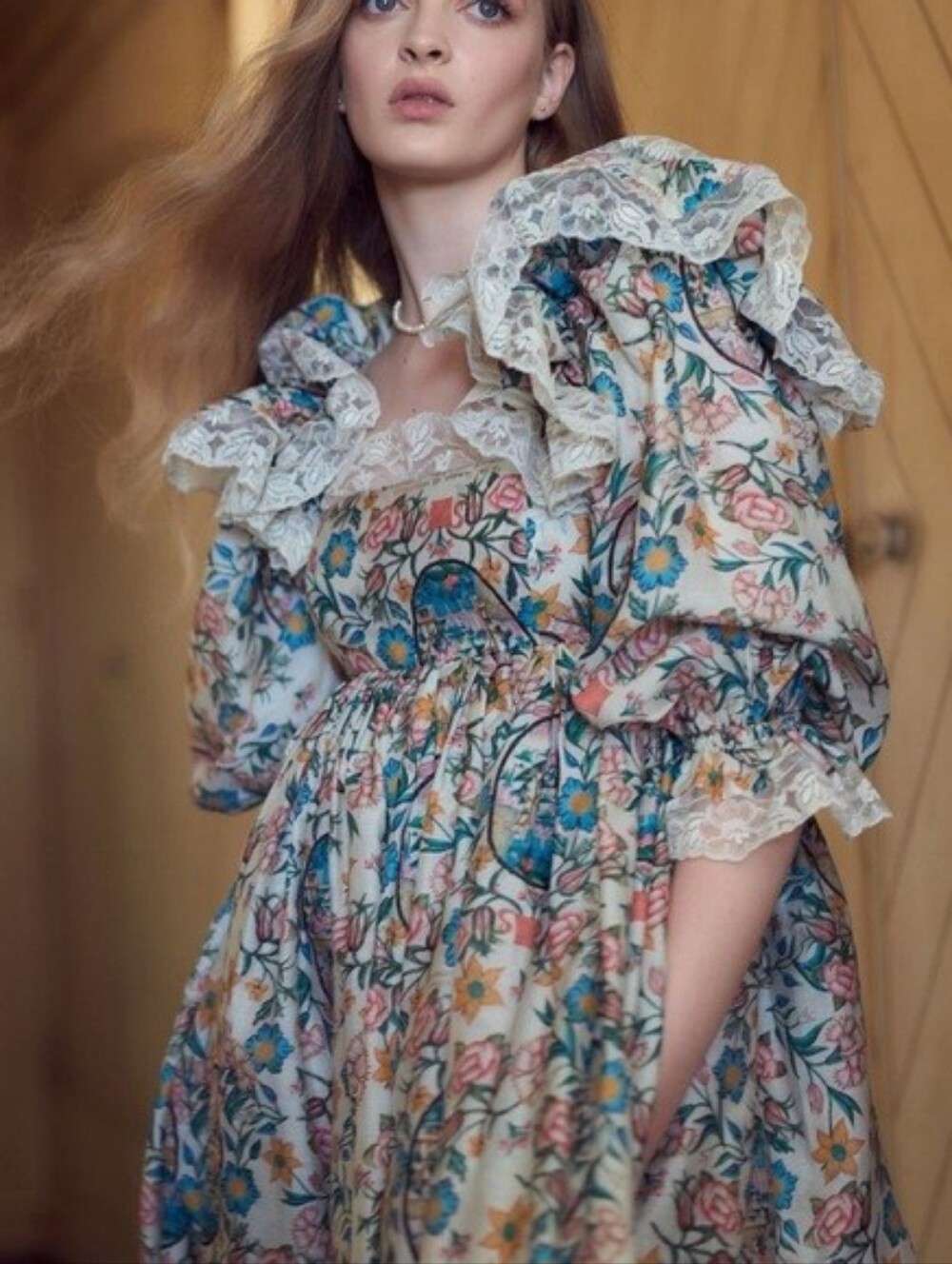 Selkie Sugarfrill Dress in For L'Amour size M